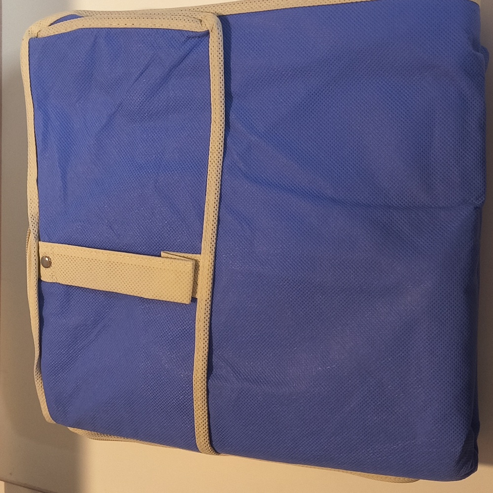 Blue Personalized Shoe Organizer